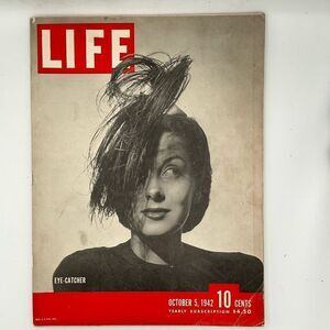 Vintage LIFE Magazine Cover Art October 5, 1942
